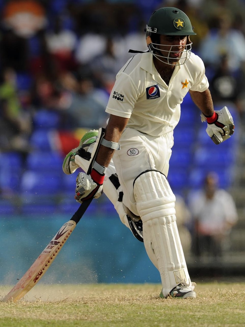 Taufeeq Umar shared in a 114-run partnership with Mohammad Hafeez to put Pakistan ahead on day two (file photo)