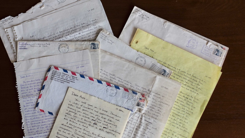 Letters sent by future president Barack Obama to his college girlfriend Alexandra McNear.