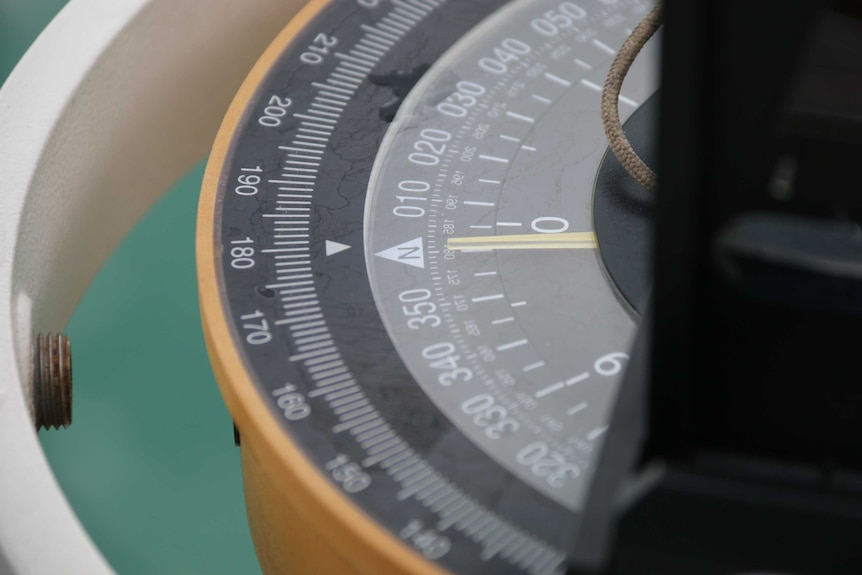 Compass on HMAS Glenelg