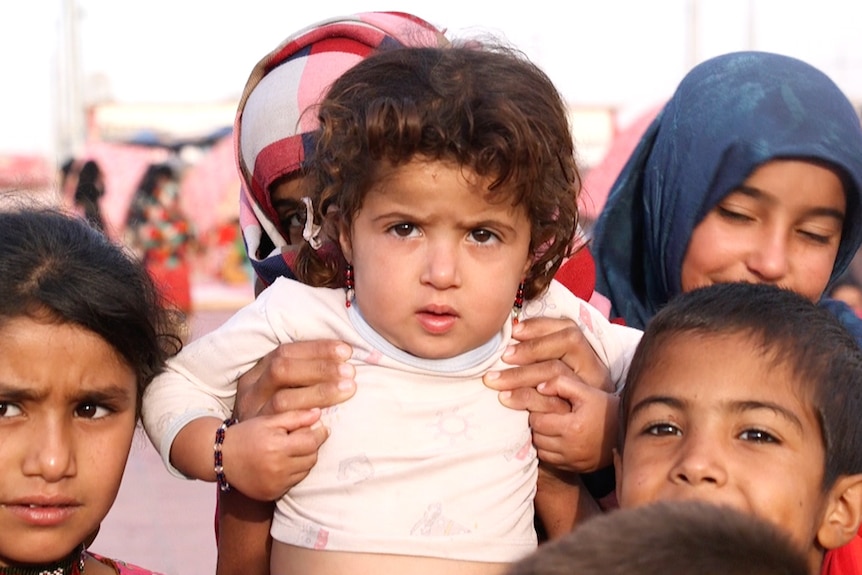 Five children in Iraq.