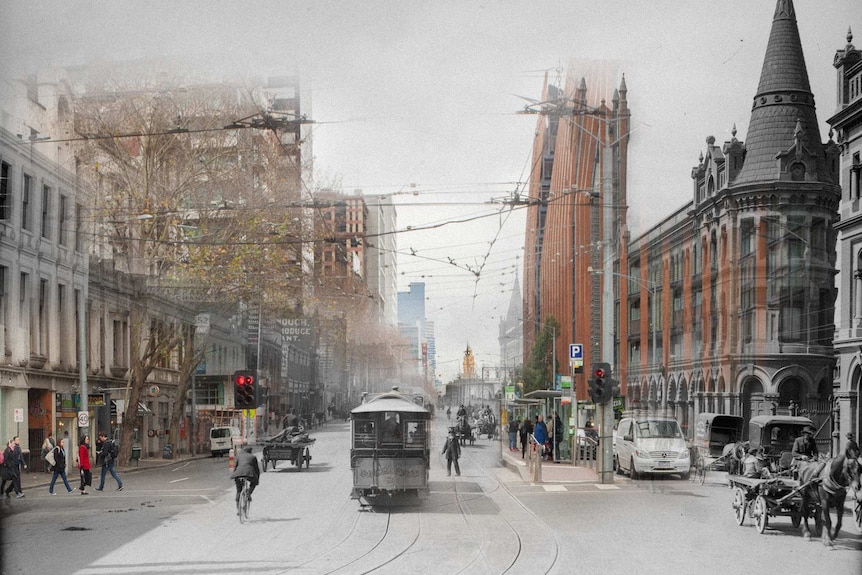Transitions 1914-2014, Flinders Street