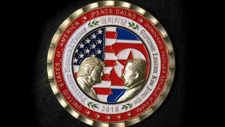 North Korea peace summit commemorative coin