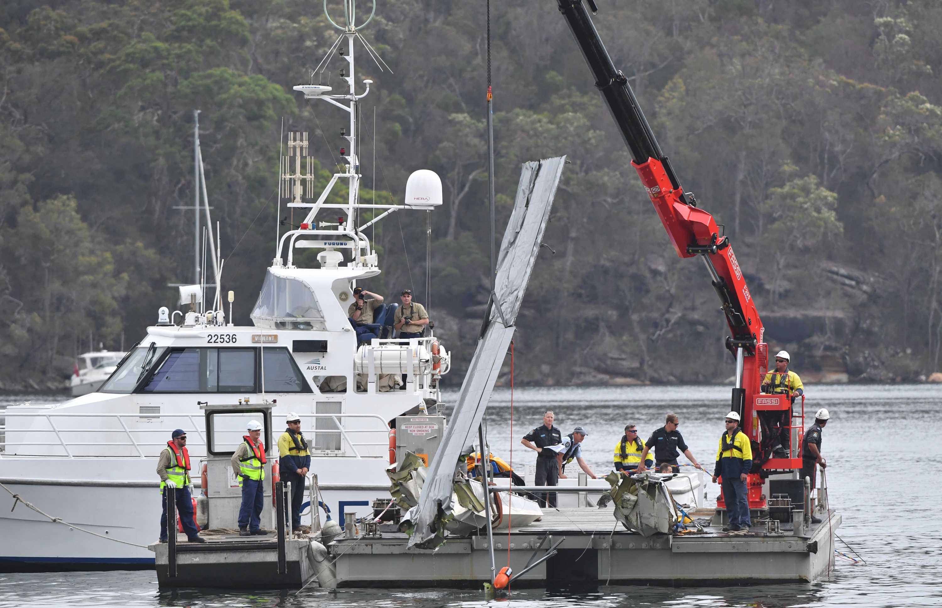 Hawkesbury River Seaplane Crash: Operation To Retrieve Wreckage ...