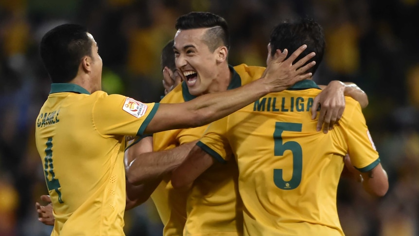 Davidson celebrates first goal for Australia