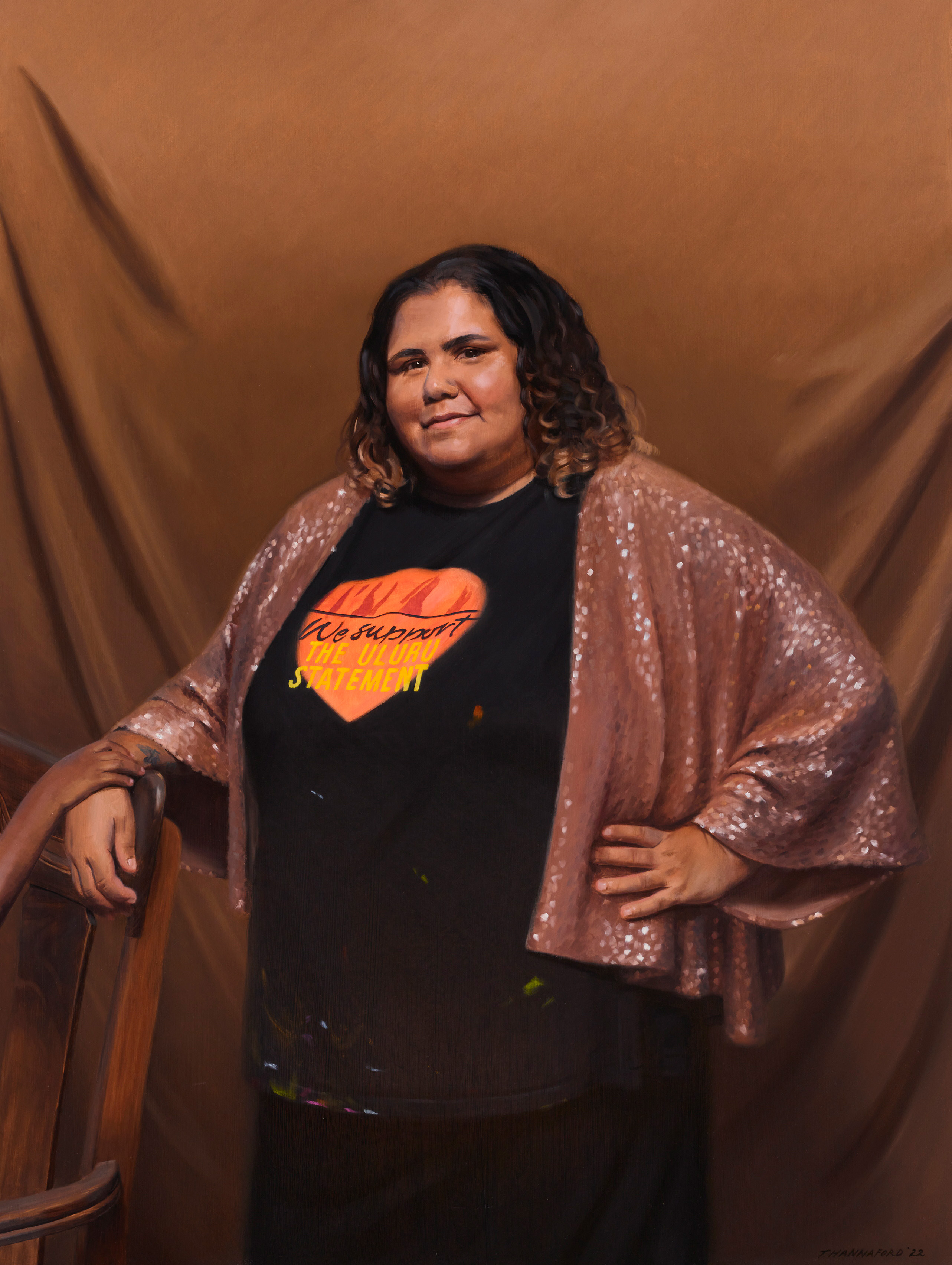 Portrait of Pitjantjatjara woman Sally Scales