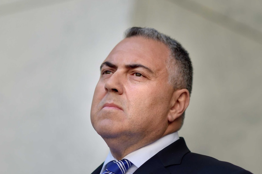 Joe Hockey at press conference