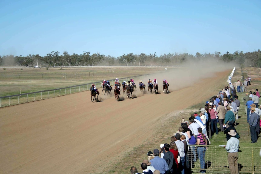 Horse racing at the Tambo and District Race Club