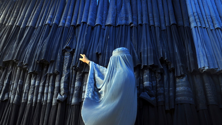 Veiled Afghani woman generic