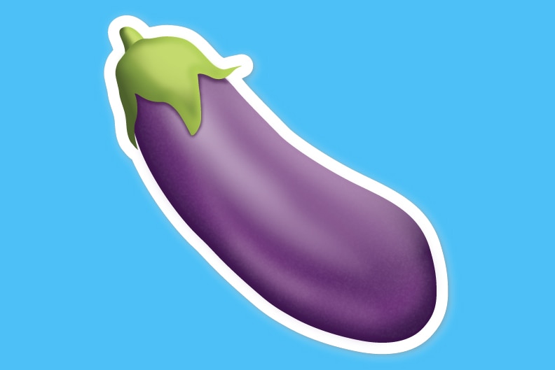 Eggplant emoji