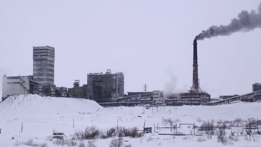 Vorkutinskaya coal mine in Russia