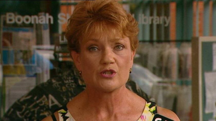 Ms Hanson says political figures could be behind the scandal.
