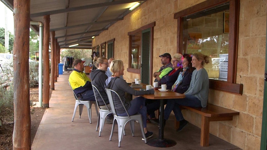 Residents of Frankland say the cafe provides much needed social space