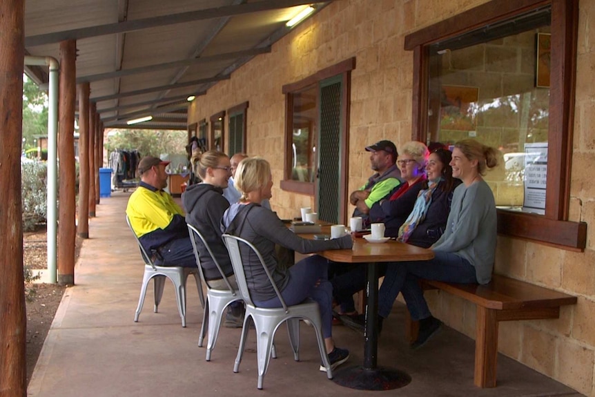 Residents of Frankland say the cafe provides much needed social space