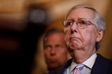 Mitch McConnell looks teary