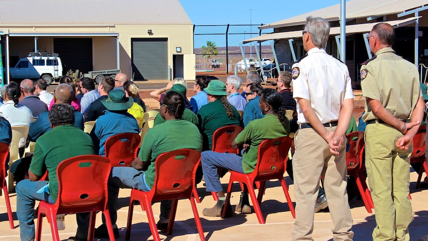 Prisoners at the work camp in Roebourne