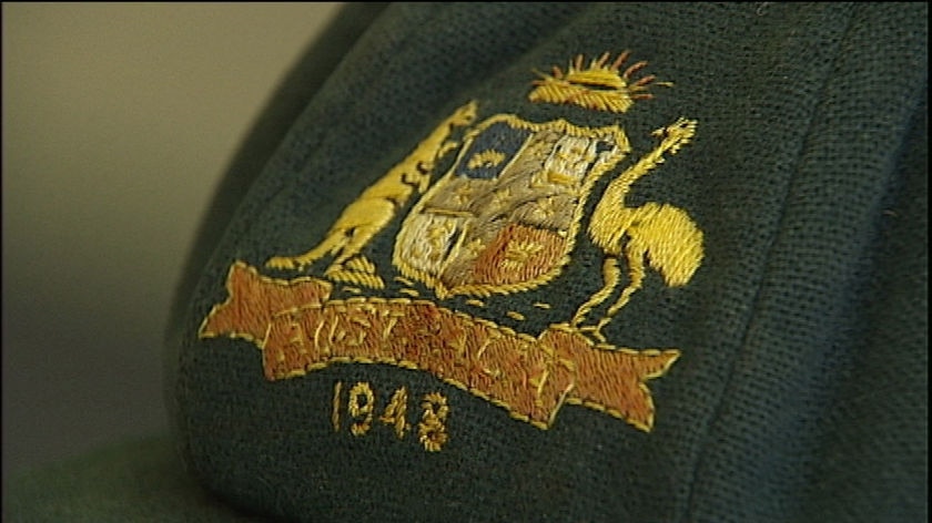 The cap worn by Don Bradman sold for a little more than $400,000.