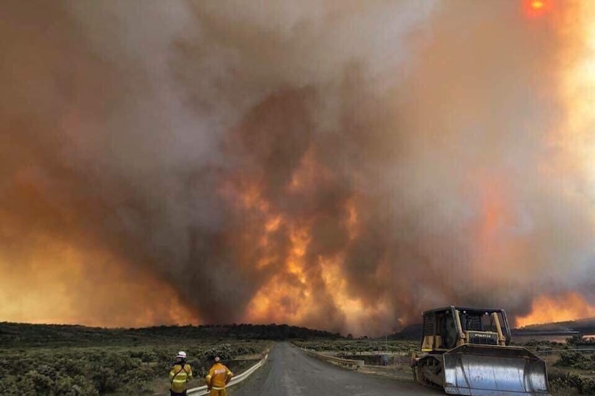 Fires near Miena.