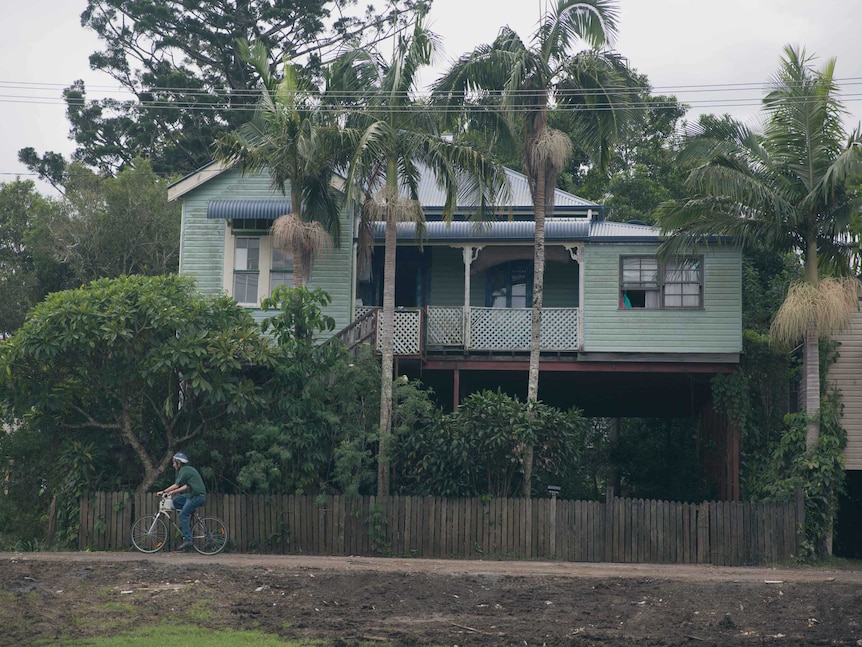 A raised home in North Lismore.