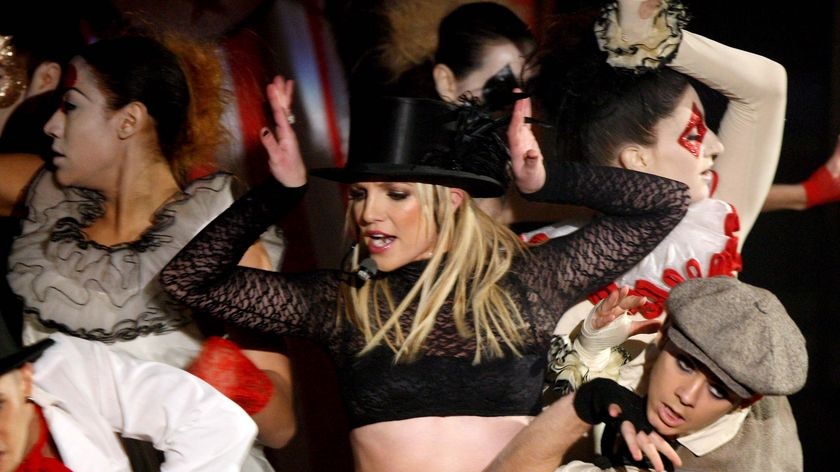Singer Britney Spears performs