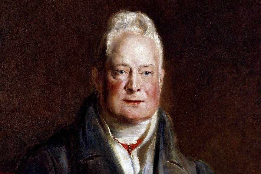 A portrait of King William IV.