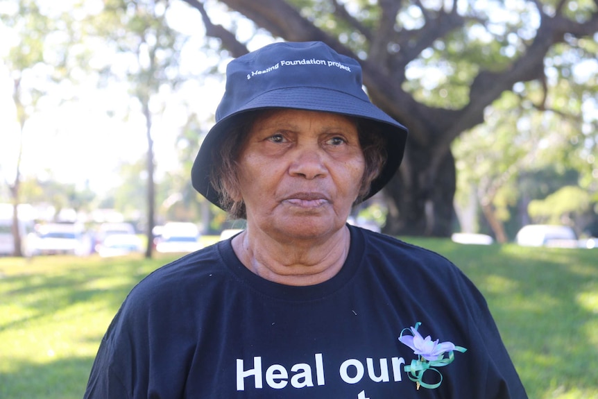 Eileen Cummings from the NT Stolen Generation Aboriginal Corporation.