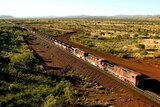 Iron ore train in the Pilbara of WA