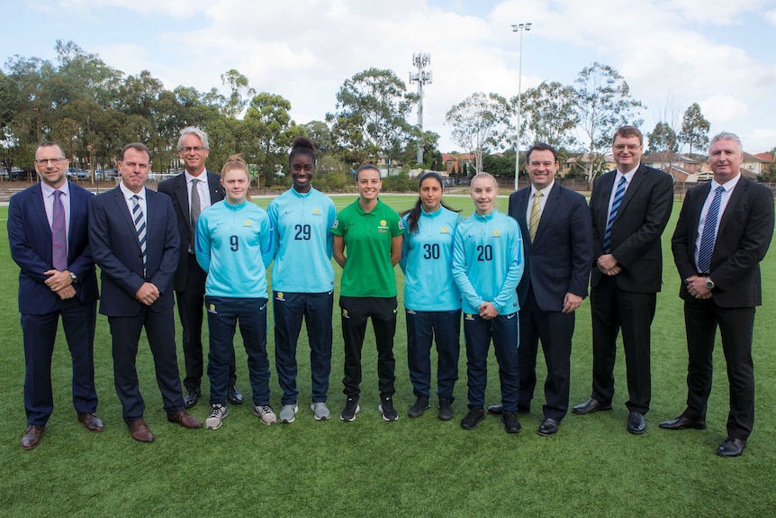 The announcement of the Future Matildas program
