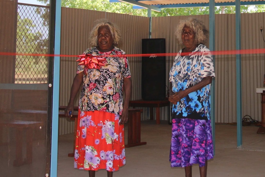 Community elders in Manyallaluk