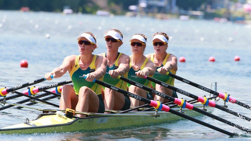 Australia's Olympic Women's quadruple scull team