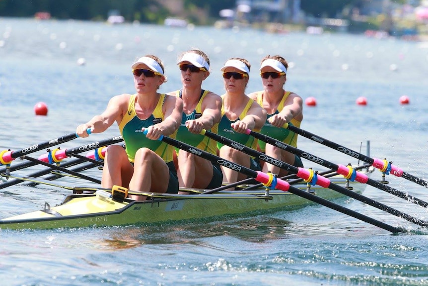 Australia's Olympic Women's quadruple scull team