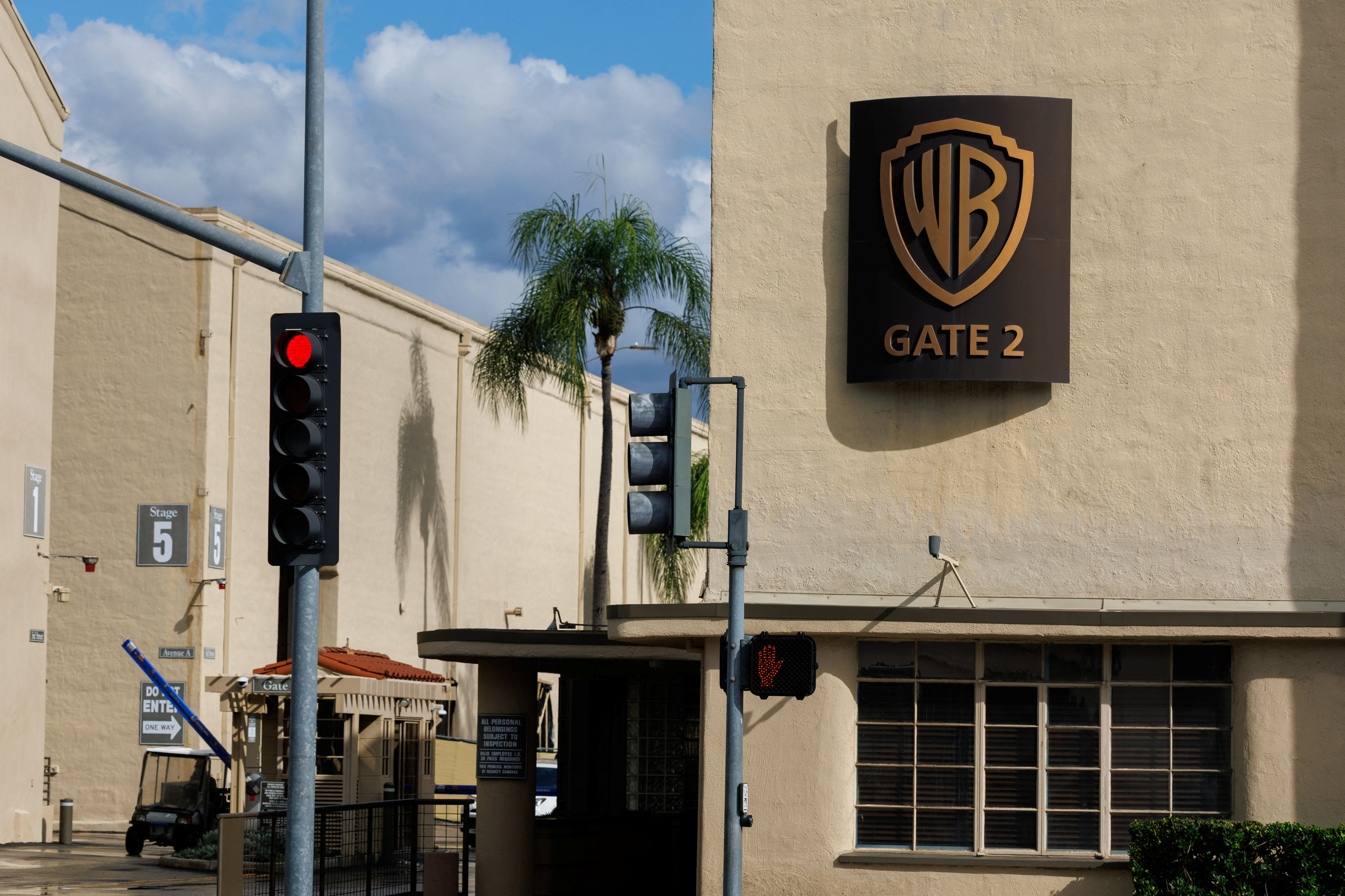 The Warner Bros studios in Burbank, California