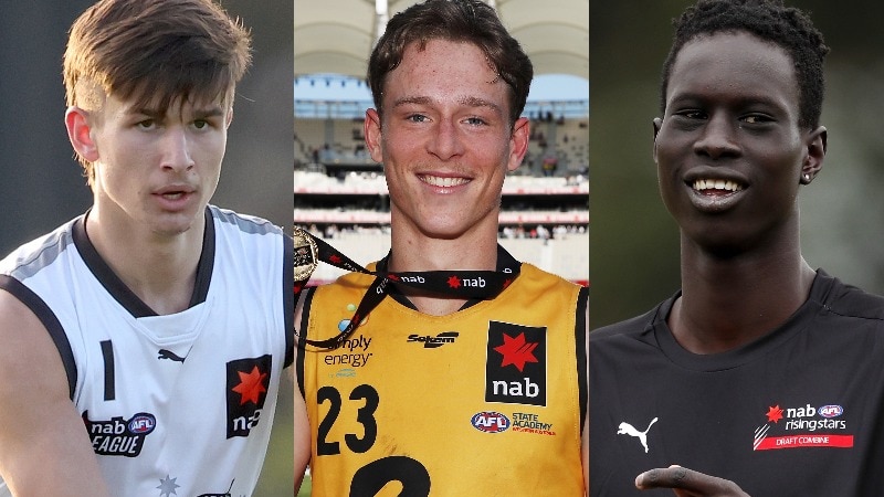 A composite image of Sam Butler, Matthew Johnson and Mac Andrew.