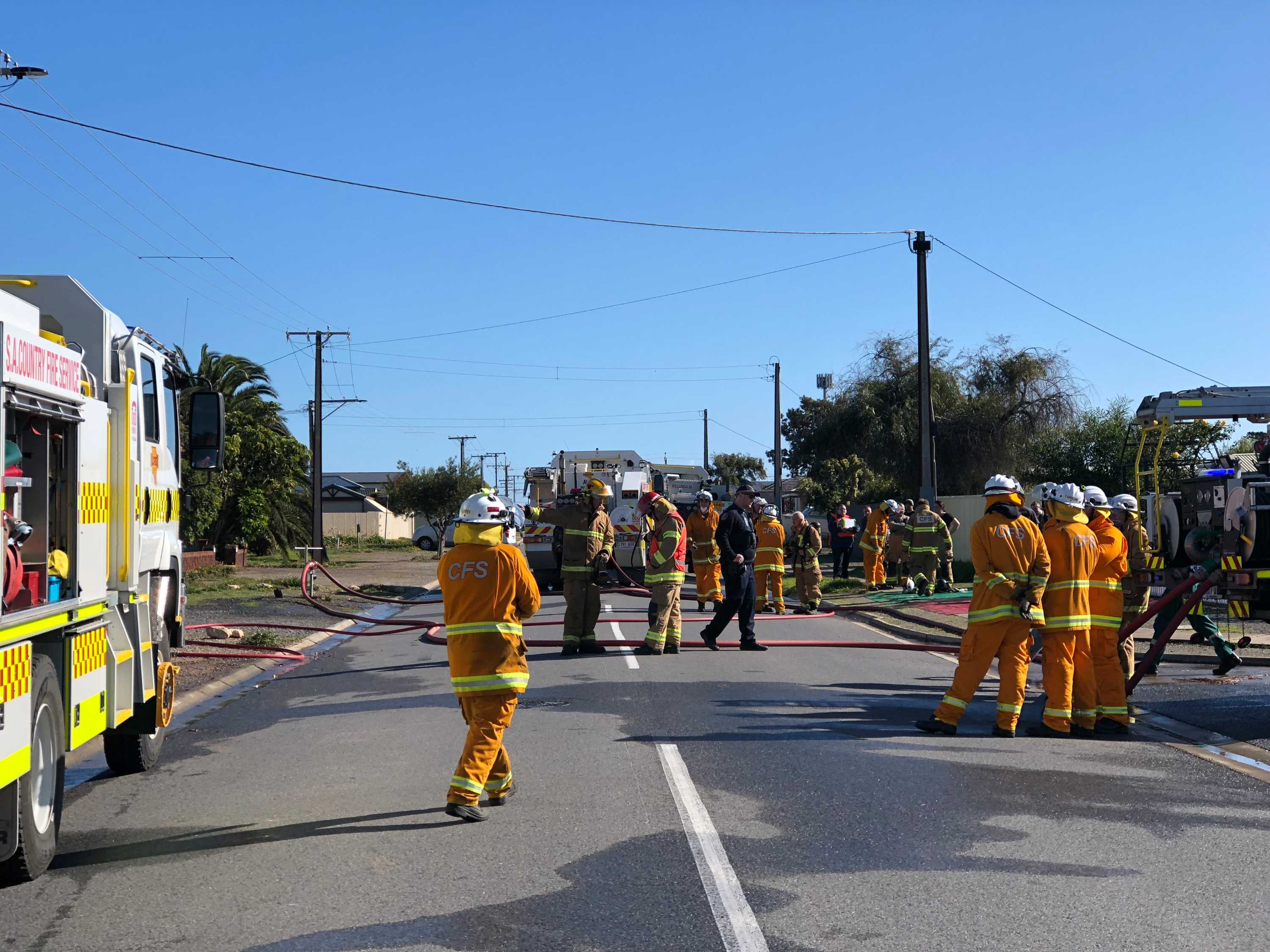 Woman turns back for phone to discover her house on fire at Aldinga