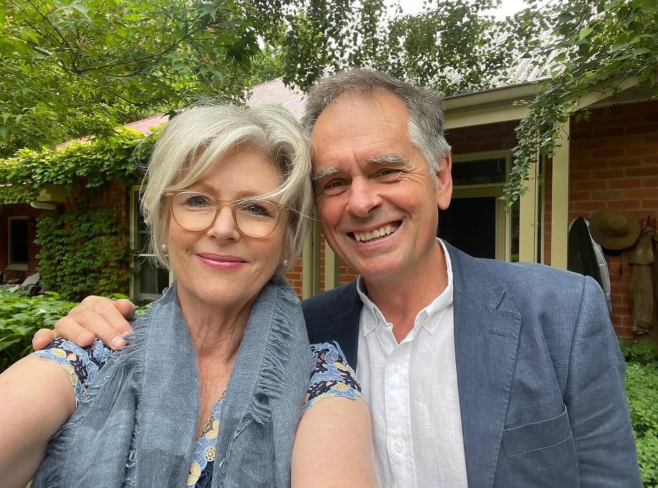 man and woman selfie