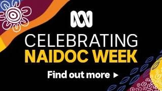 A message saying "Celebrating NAIDOC Week" appears with the ABC logo and Indigenous art.