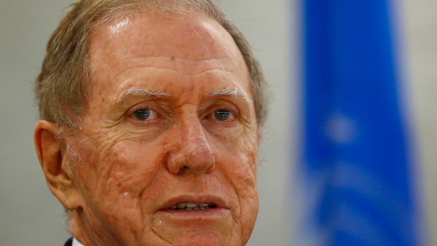 Michael Kirby at UN headquarters in Geneva on September 17, 2013