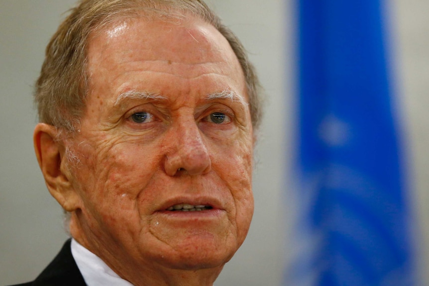 Michael Kirby at UN headquarters in Geneva on September 17, 2013