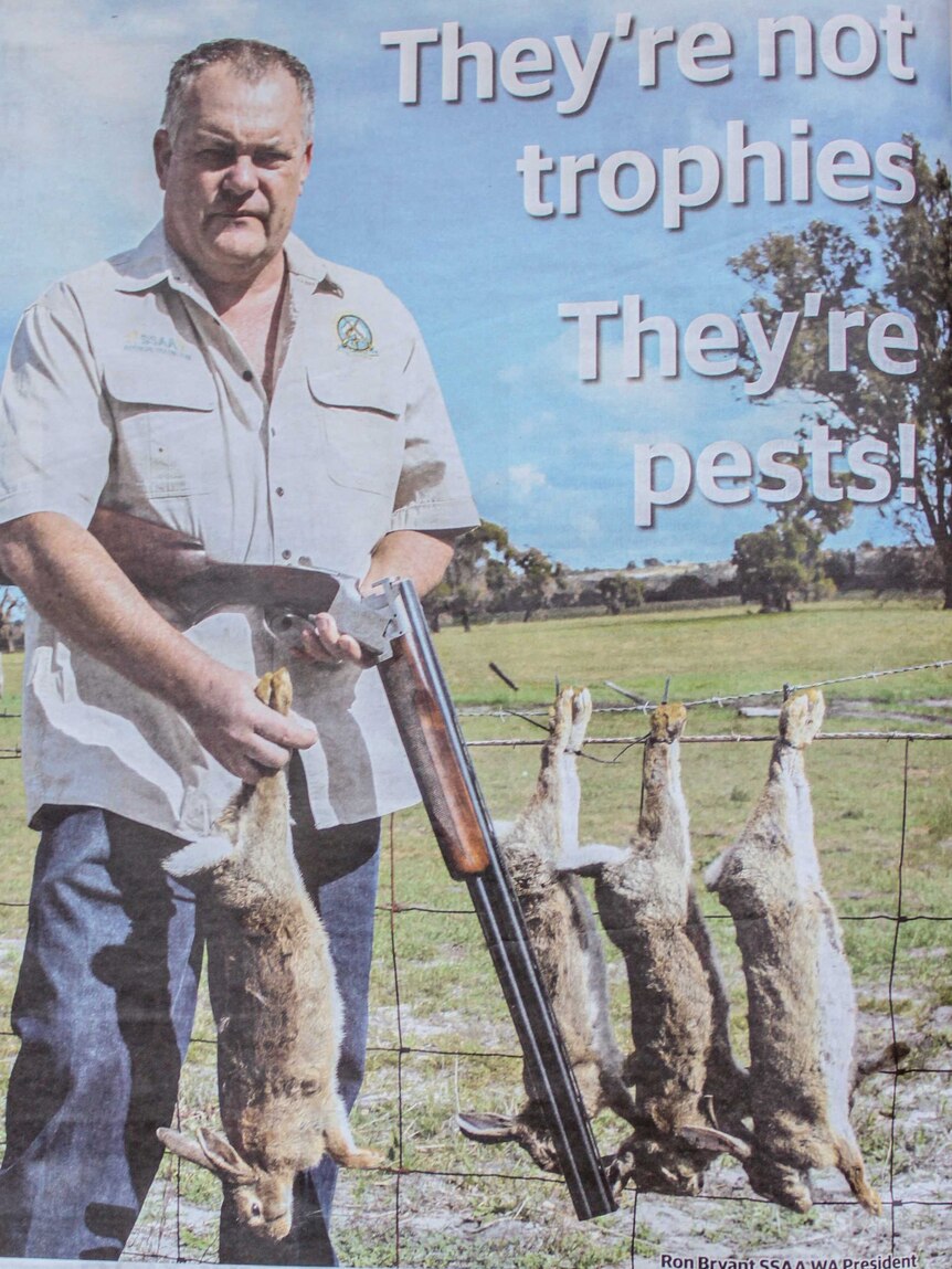 Ron Bryant, WA president of the Sporting Shooters Association in the newspaper advertisement.