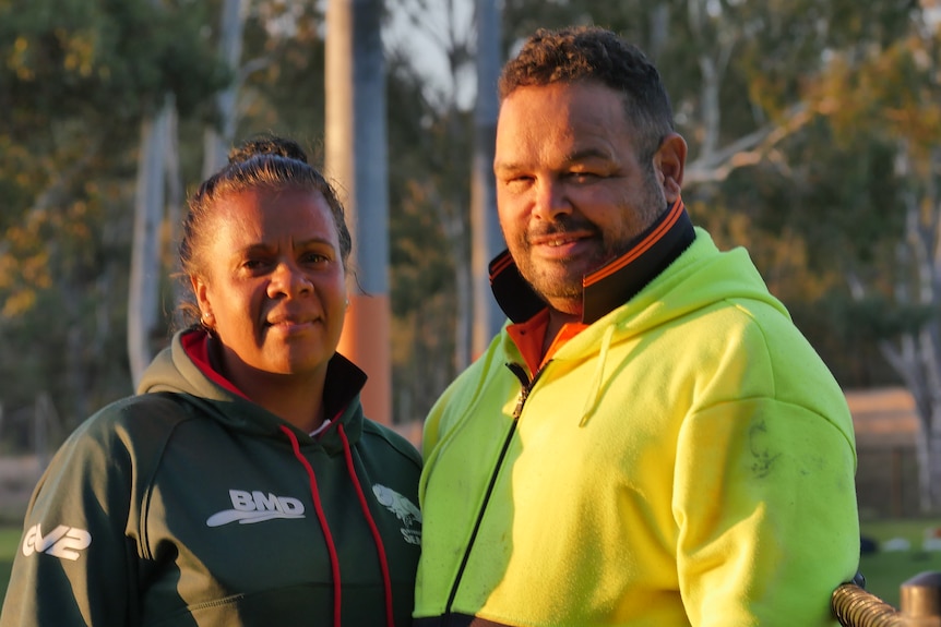 Kaylene Blair and Shamus Cobbo in the afternoon light.