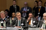 Europol Director Rob Wainwright speaks during a conference in The Hague.
