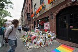 Stonewall Inn memorial to Orlando victims