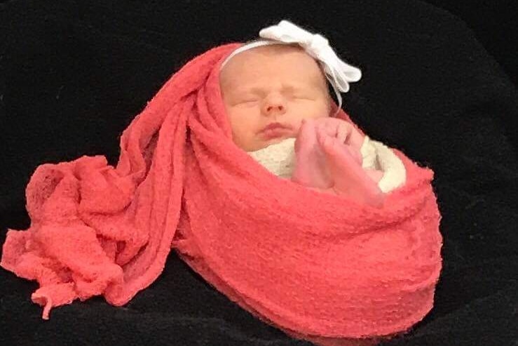 Darcey-Helen Conley as a baby.