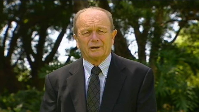 The founder and chairman of Harvey Norman, Gerry Harvey.