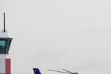 A helicopter believed to be carrying wanted Ratko Mladic takes off from Rotterdam Airport