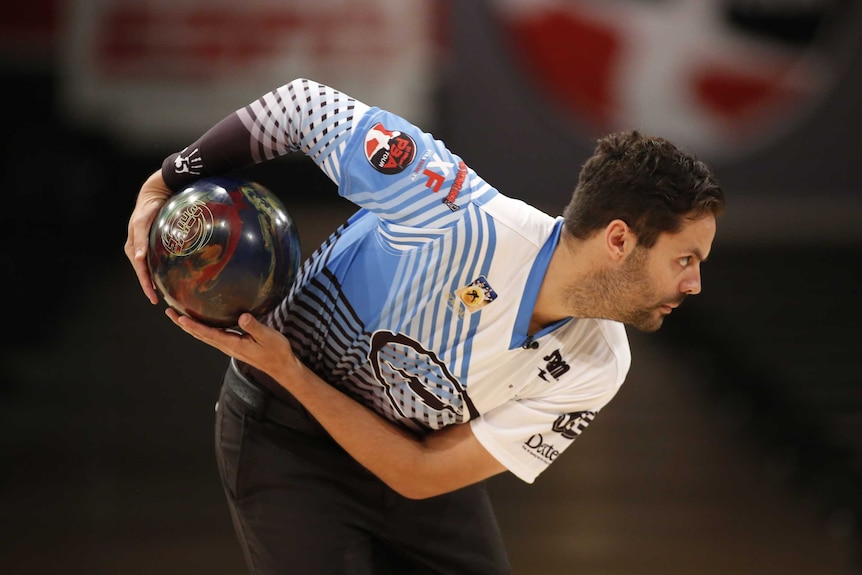 From ridiculed to revered — Jason Belmonte's unorthodox, and hugely successful, two-handed bowling style.