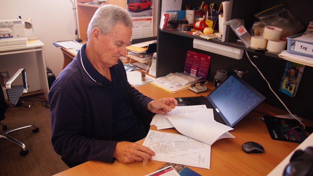 Ian Bevan looks at documents for the failed Newman Estate