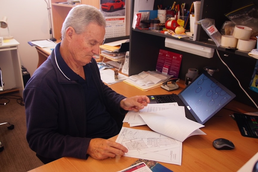 Ian Bevan looks at documents for the failed Newman Estate