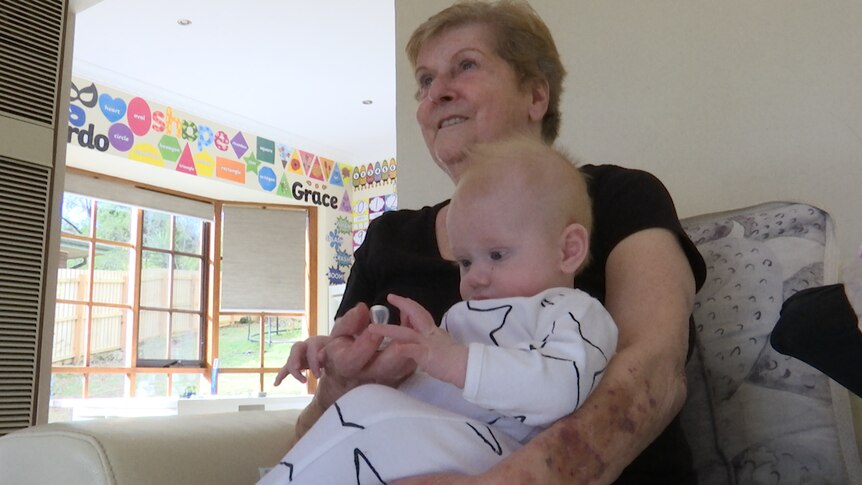 Maree Swan and her granddaughter Grace