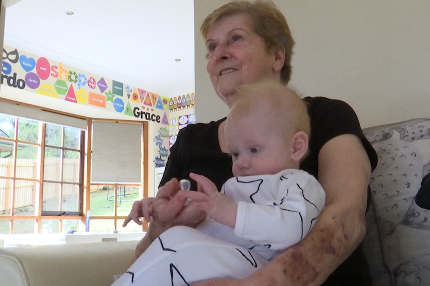 Maree Swan and her granddaughter Grace