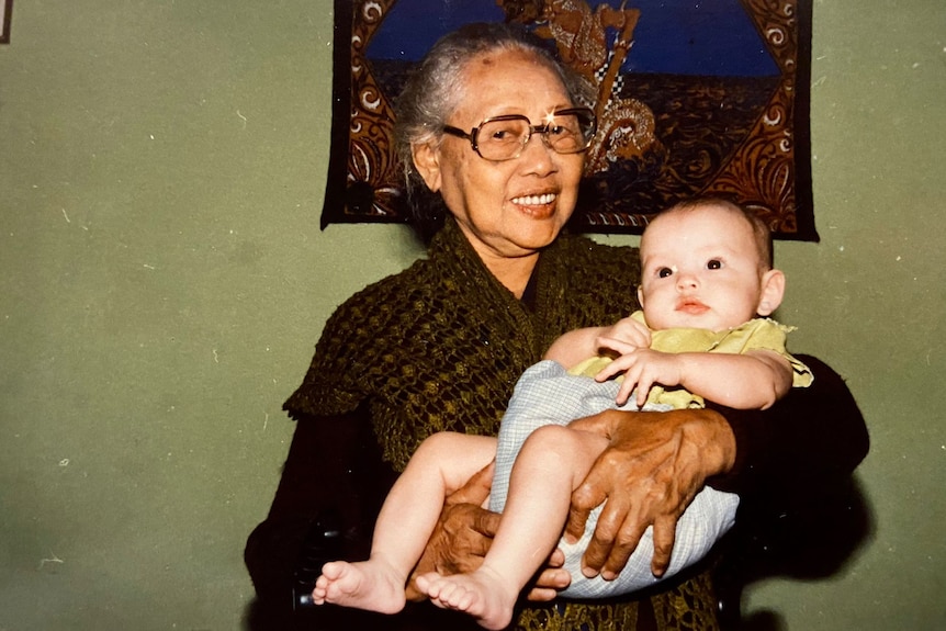 JULIET BURNETT With grandma